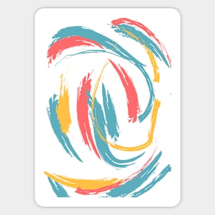 Colorful Paint Splatter Sticker